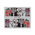 Halloween Face Skull Nail Decal