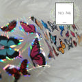 Butterfly Print Foil Nail Transfer