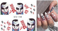 Halloween Face Skull Nail Decal