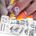 Nicole Diary Abstract Lines Fruit Stamping Plate ND176
