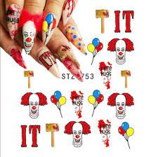 Halloween Face IT Nail Decal