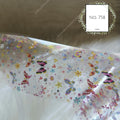 Butterfly Print Foil Nail Transfer