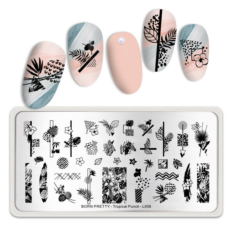 Tropical Punch Fruit Born Pretty Stamping Plate - L006