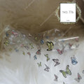 Butterfly Print Foil Nail Transfer