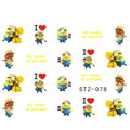 Minions Nail Decal