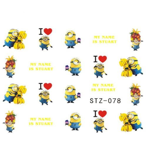 Minions Nail Decal