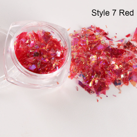 Mylar Nail Art Shards