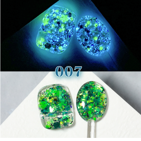 Glow in the dark Glitter Gel 10g