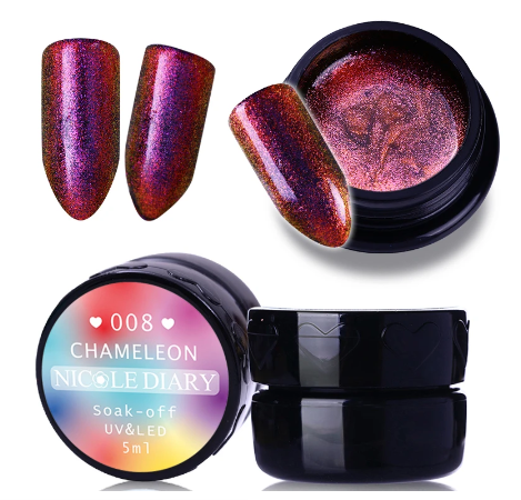 5ml NICOLE DIARY Chameleon UV Gel Soak Off Random color