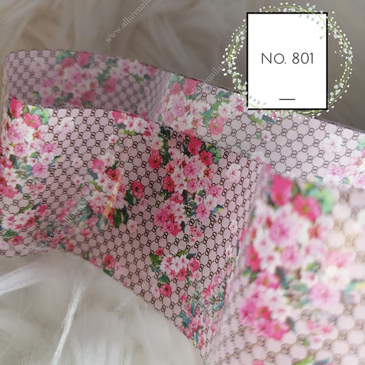 Floral Flower Foil Nail Transfer