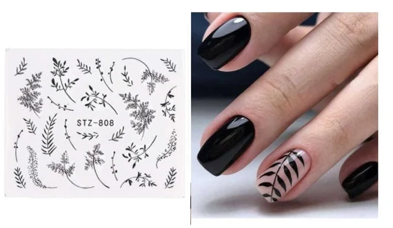 Leaf Nail Decal