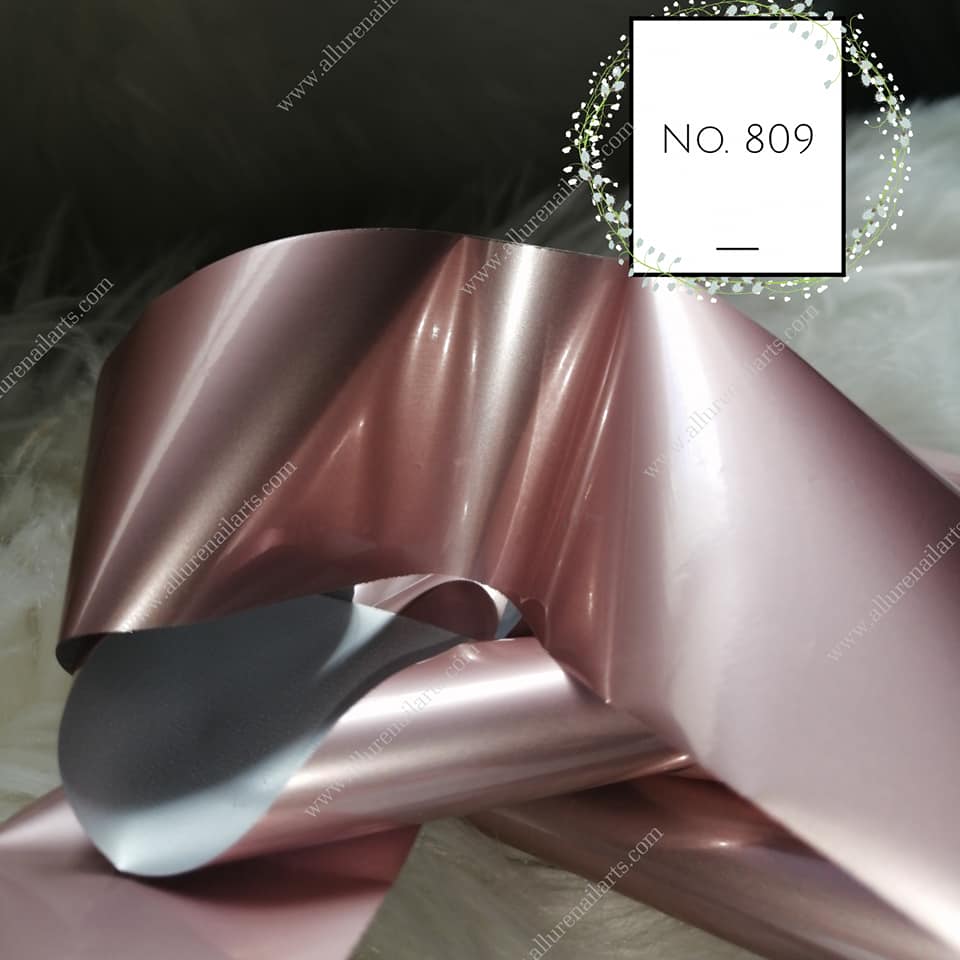 Metallic Foil Nail Transfer