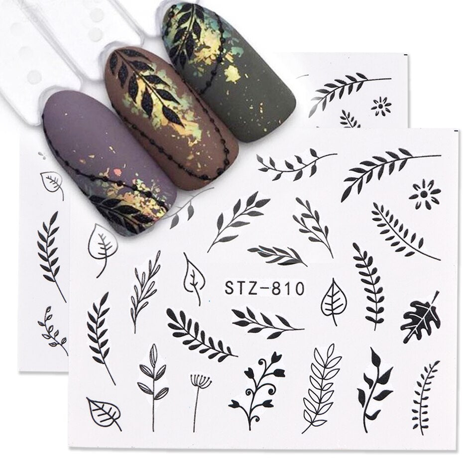 Leaf Nail Decal