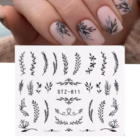 Leaf Nail Decal