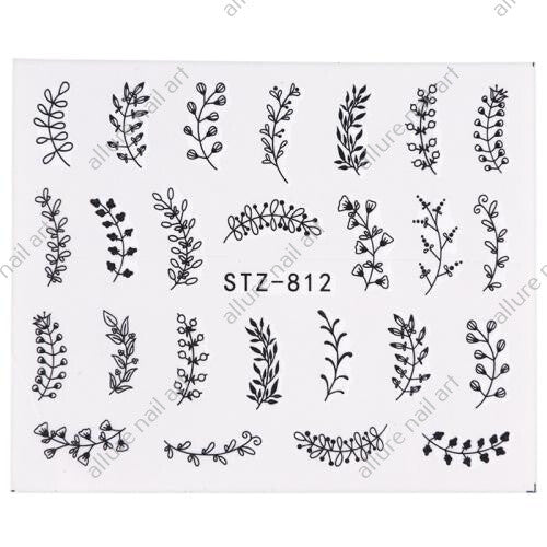 Leaf Nail Decal