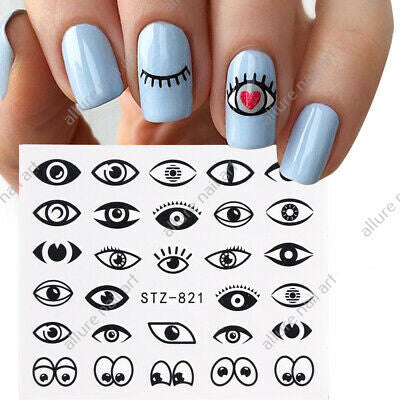 Eyes  Geometric Nail Decal