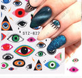 Eyes Geometric Nail Decal