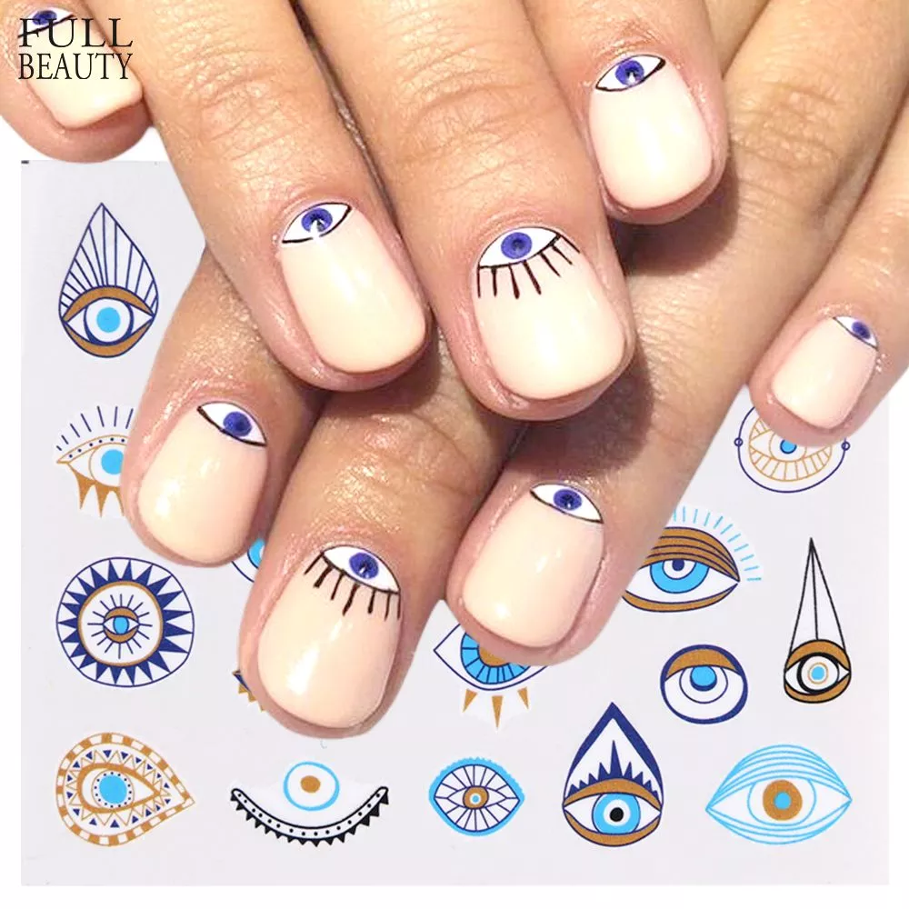 Eyes Geometric Nail Decal