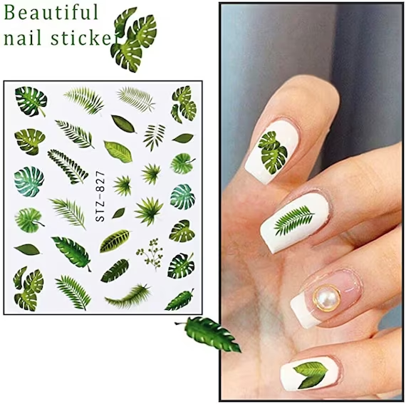 Leaves Nail Decal