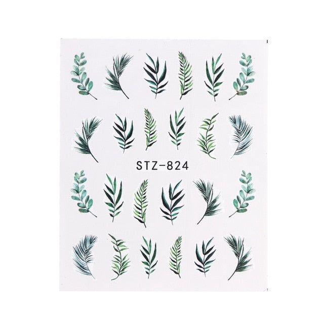 Leaves Nail Decal