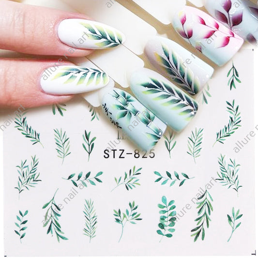 Leaves Nail Decal