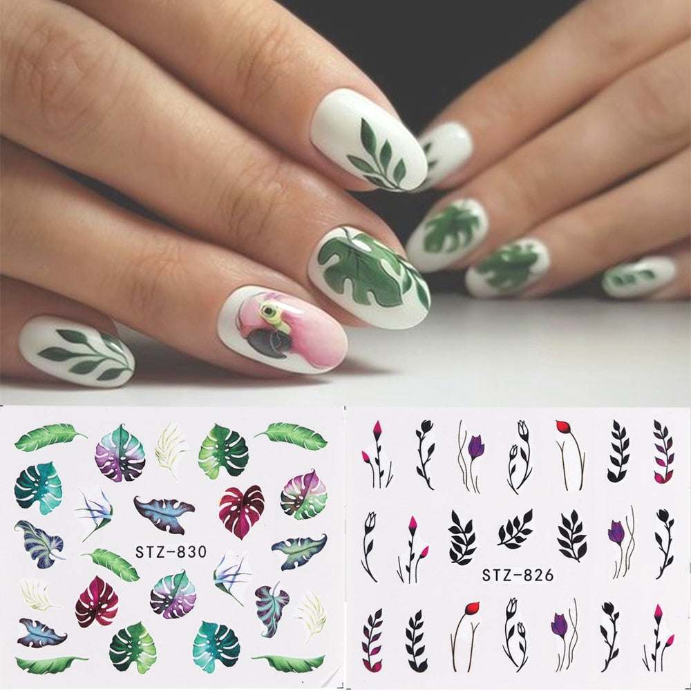 Leaves Nail Decal