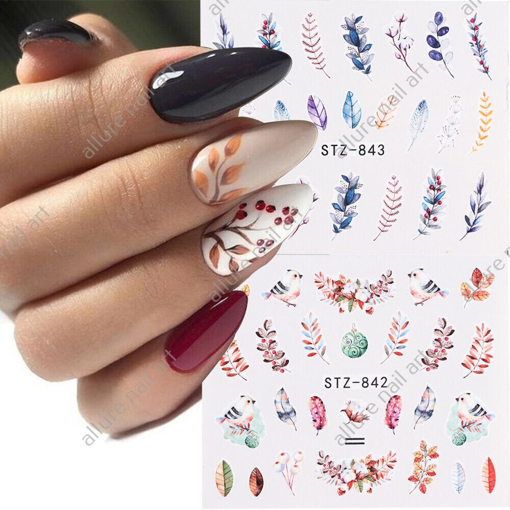 Leaves Nail Decal