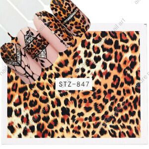 Animal Print Nail Decal