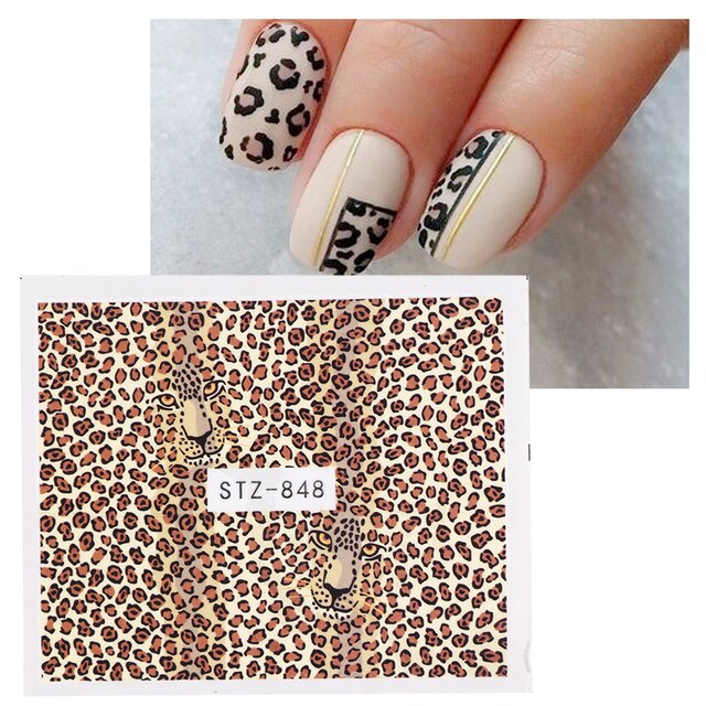Animal Print Nail Decal