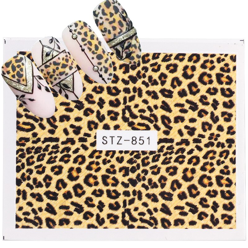 Animal Print Nail Decal
