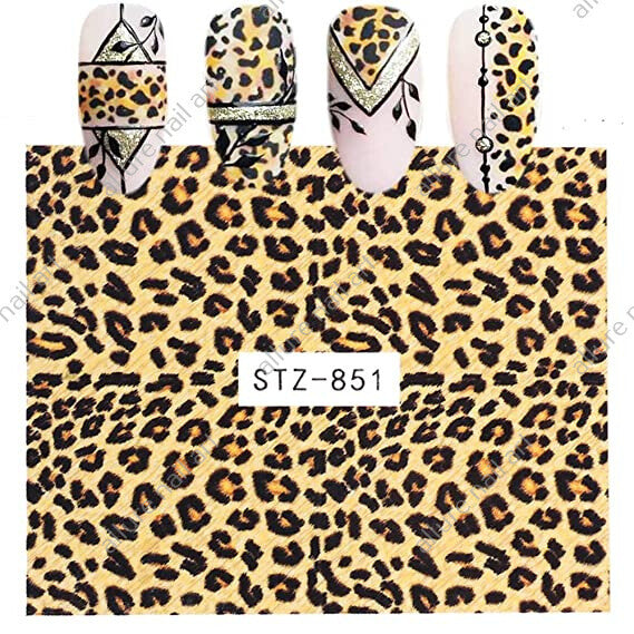 Animal Print Nail Decal