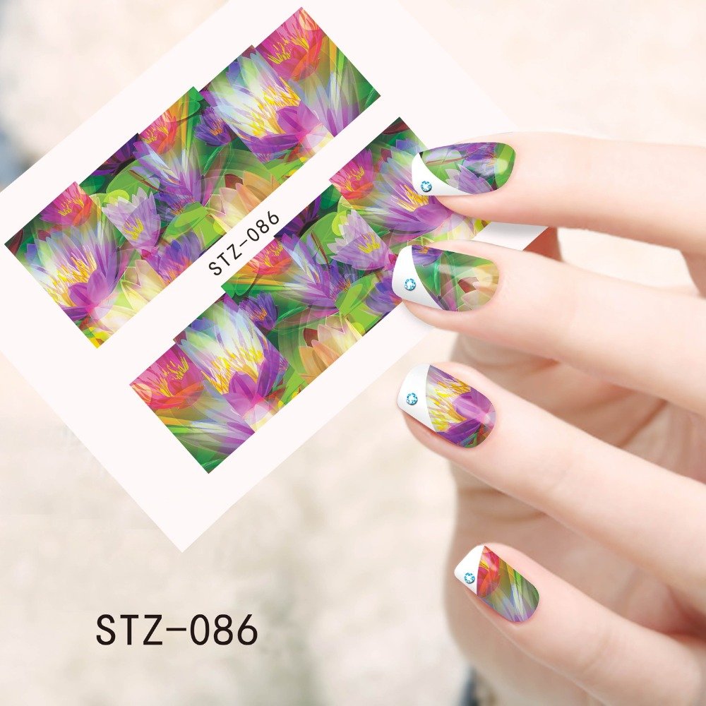 Flower Nail Decal