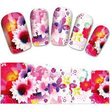 Flower Nail Decal