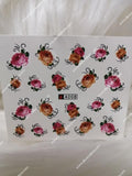 Flower Nail Decal
