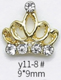 Bow Crown Rhinestones Charms Nail Art Decoration