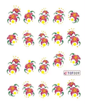 Flower Nail Decal