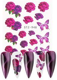 Flower Nail Decal