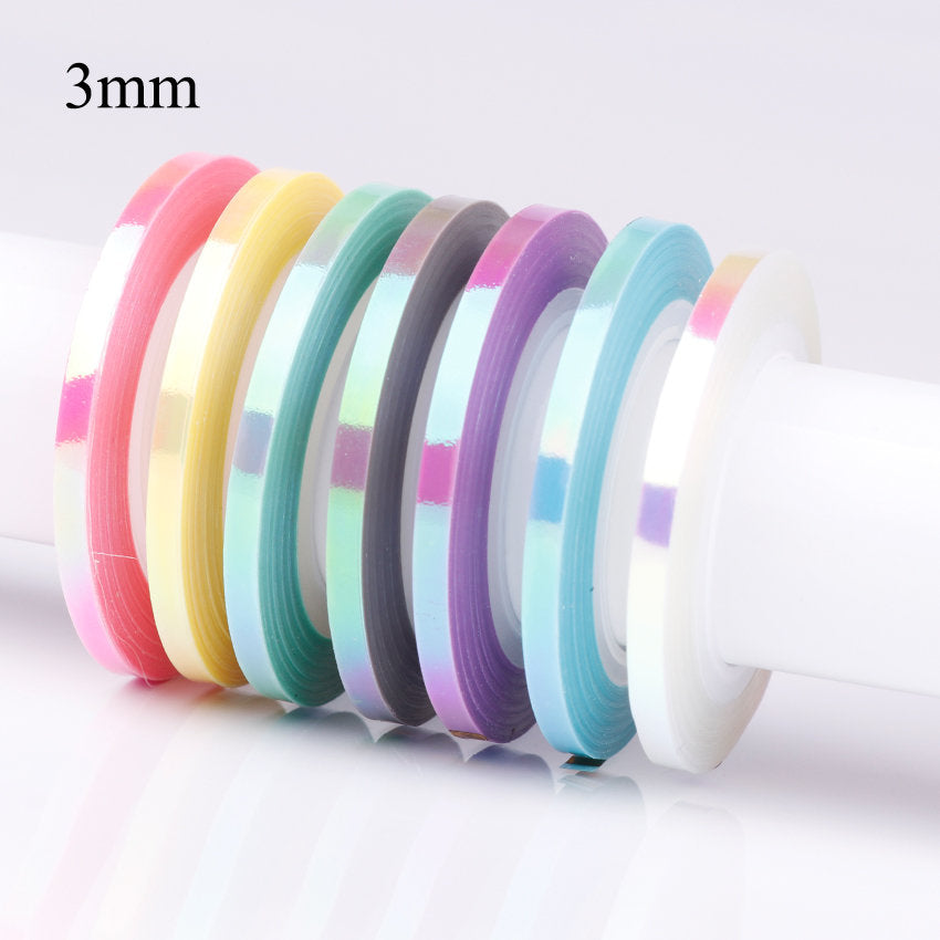 Holographic Rainbow Mermaid Striping Tape