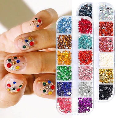 Random Color Crystal Nail Art Rhinestones Decoration