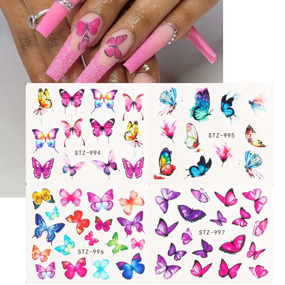 Butterfly Nail Decal