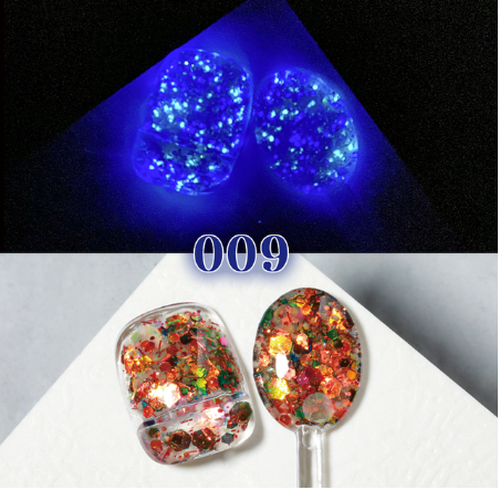 Glow in the dark Glitter Gel 10g