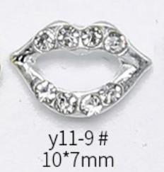 Bow Crown Rhinestones Charms Nail Art Decoration