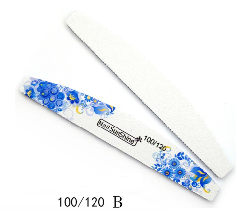 Nail Sunshine Flower Halfmoon Thick Nail File