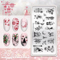 Christmas Snowflake Born Pretty Stamping Plate - L009