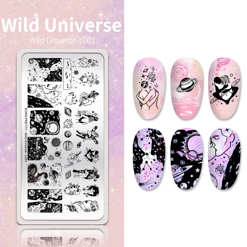 Wild Universe Born Pretty Stamping Plate - L001