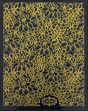 3D Embos Geometric Nail Art Sticker