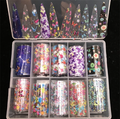 Butterfly Flower Nail Art Foil Set Box
