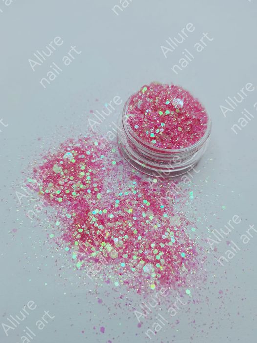 Blush Frost Glitter