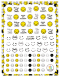 Smiley Face Emoji Nail Sticker