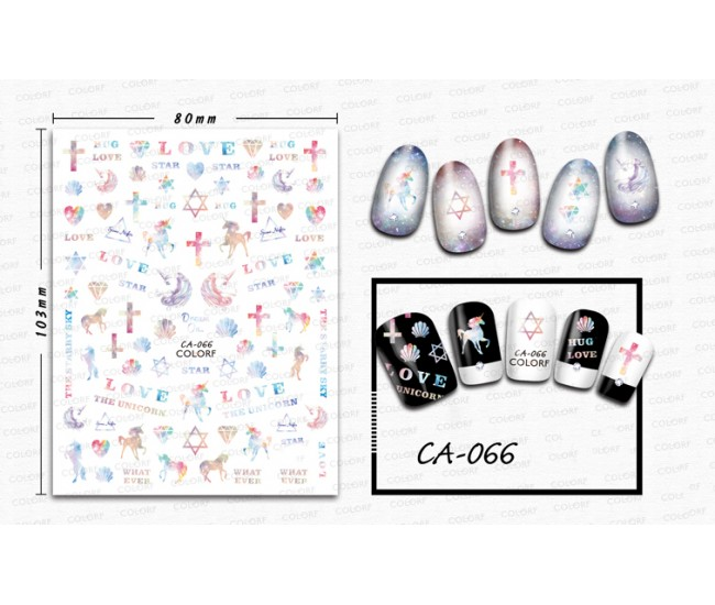Unicorn Nail Sticker